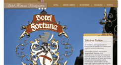 Desktop Screenshot of hotel-fortuna-kirchzarten.de